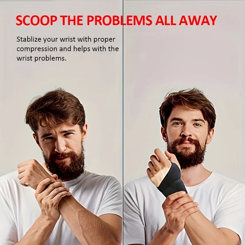 Adjustable Wrist Strap for Comfortable Support  Fits Both Hands