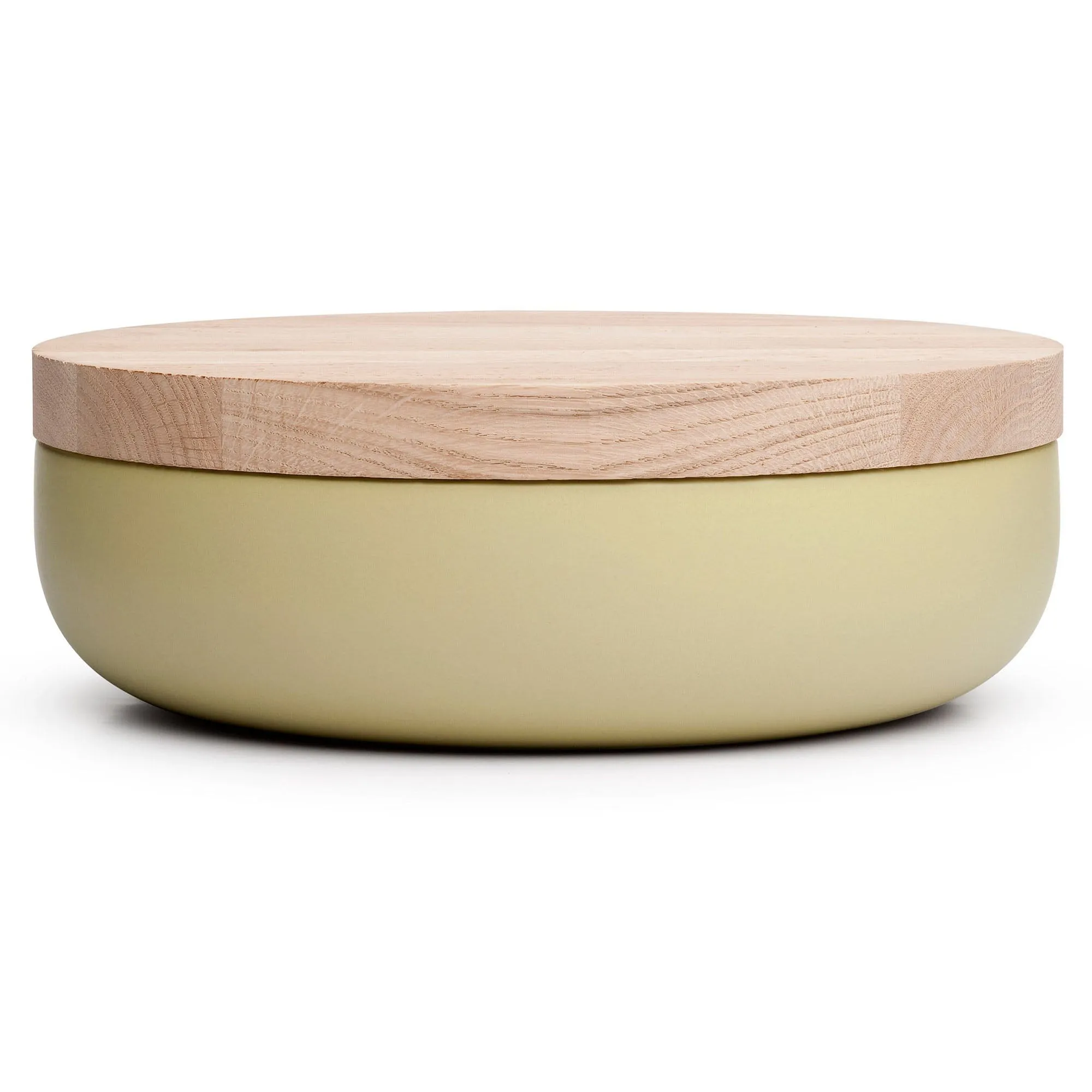 VVD Pottery - Ceramic 30x7cm with 2cm Oak Lid (3072)