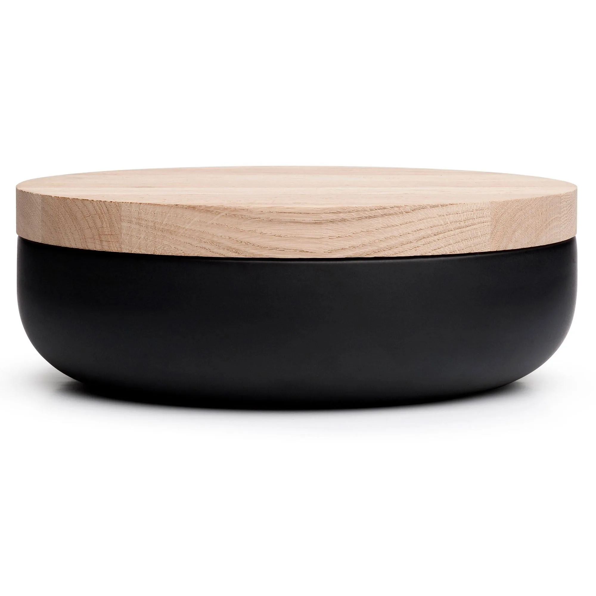 VVD Pottery - Ceramic 30x7cm with 2cm Oak Lid (3072)
