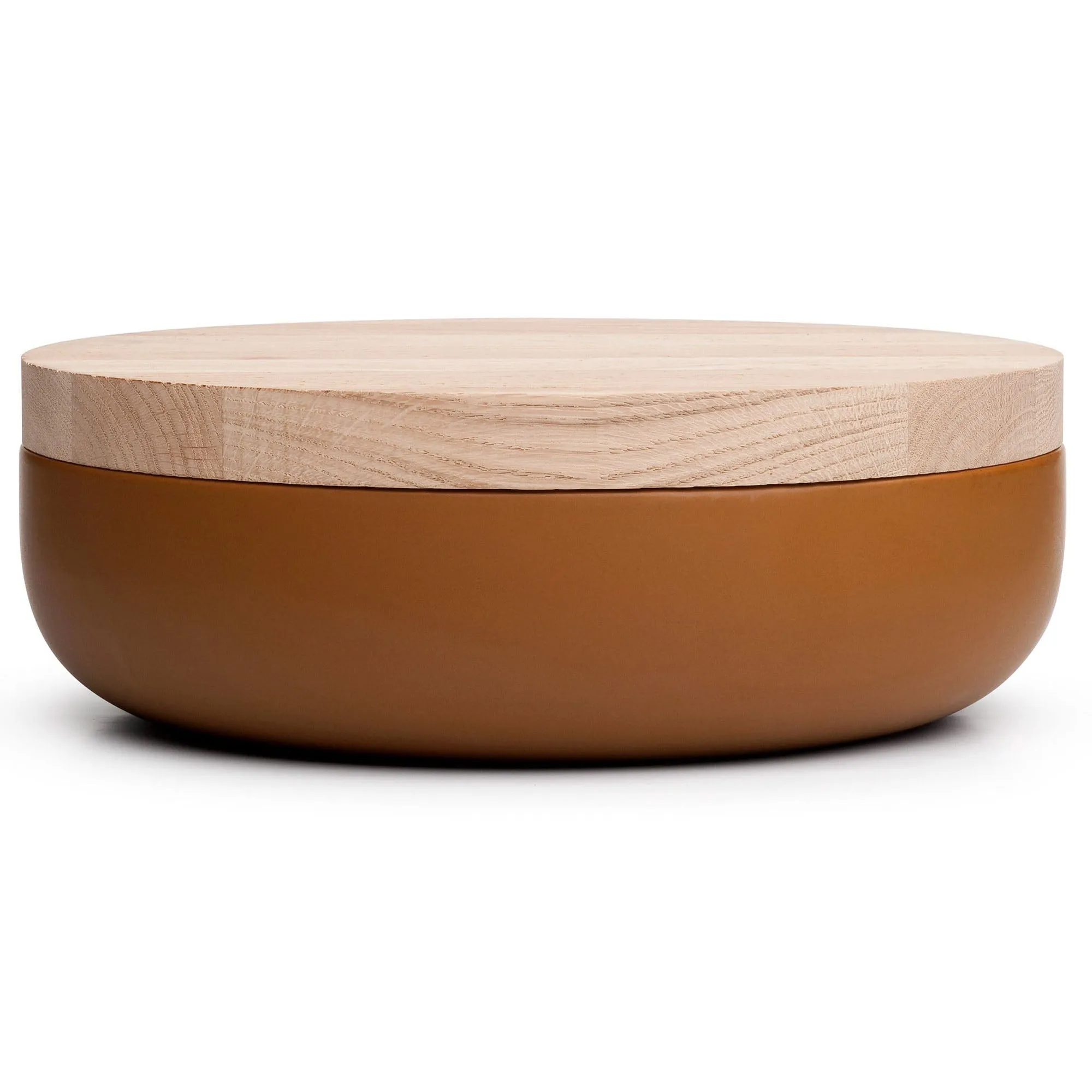 VVD Pottery - Ceramic 30x7cm with 2cm Oak Lid (3072)